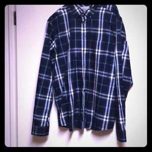 Men’s Burberry plaid shirt